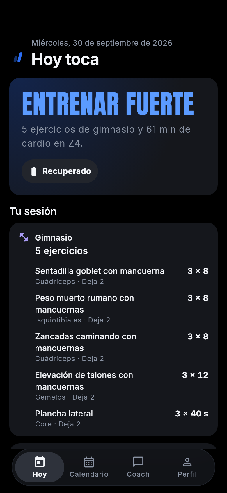 Hoy toca: 5 ejercicios de gimnasio con series y repeticiones